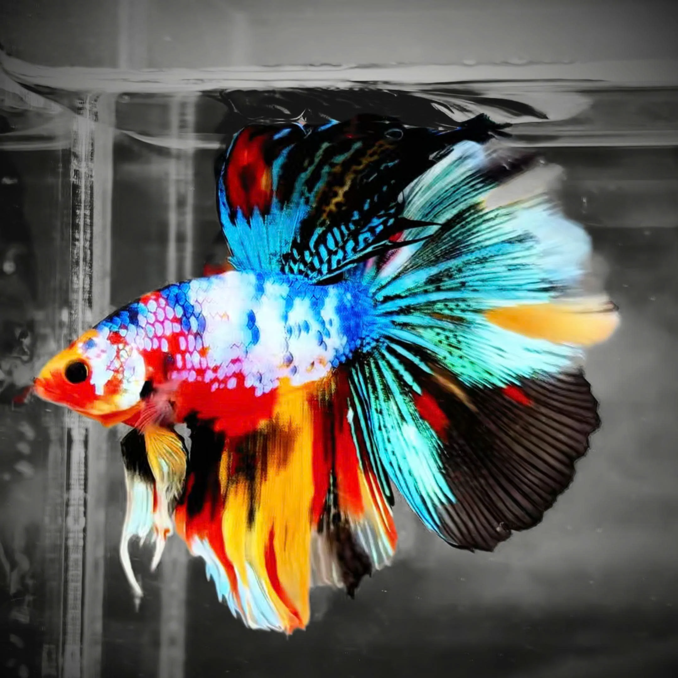Fancy Halfmoon Male Betta Fish High Grade | Buy 4 Get 1 Free | Mystery Betta - Image 3